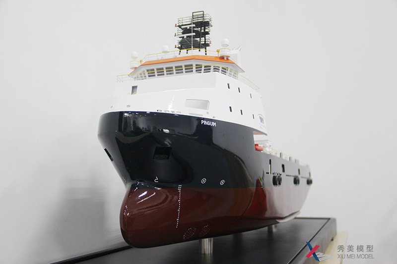 PSV 5000平臺供應(yīng)船模型--荷蘭達(dá)門造船---秀美模型