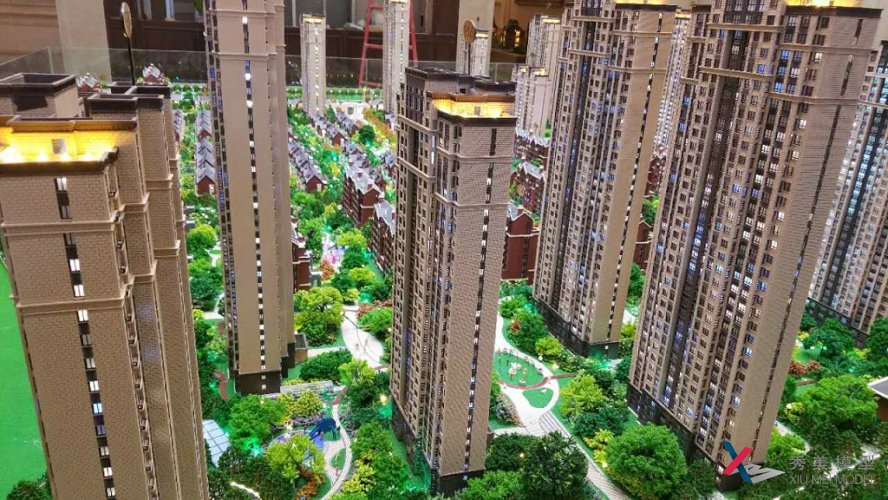 房地產(chǎn)沙盤(pán)模型燈光照明效果要注意什么呢?